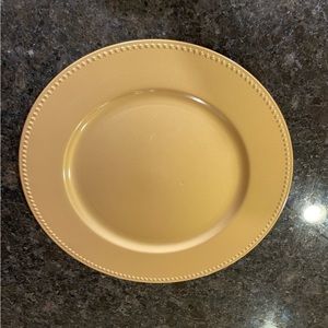 Set of 13 Gold Premium Plastic Charger Plates